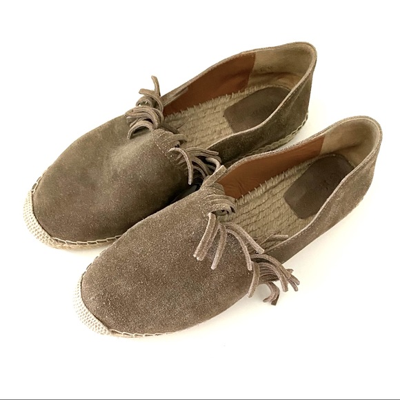 CHLOE SUEDE FRINGED ESPADRILLES - Picture 3 of 8